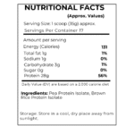 Jiri Nutrition Plain Plant Protein Unflavored and Unsweetened 600g