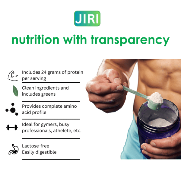 Jiri Nutrition Protein & Greens (Plant-based)