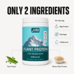 Jiri Nutrition Plain Plant Protein 500g, Unflavored and Unsweetened - Image 2