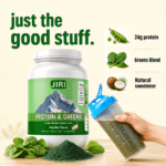 Jiri Nutrition Protein and Greens 500g, Vanilla Flavor - Image 2