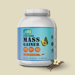 Jiri Nutrition Plant Based Mass Gainer 1kg - Vanilla Flavor