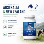Jiri Nutrition Raw Whey Protein Concentrate 1kg, Unflavored - Image 4