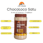 Jiri Foods ChocoLoco Satu 700g, Natural Premium Sattu - Image 3