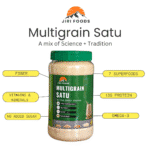Jiri Foods Multigrain Satu 700g, Natural Premium Sattu - Image 3