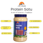 Jiri Foods Protein Satu 700g, Natural Premium Sattu, Unflavored and Unsweetened - Image 3