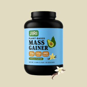 Jiri Nutrition Mass Gainer Plant-Based 3.5kg, Vanilla Flavor
