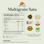 Jiri Foods Multigrain Satu 700g, Natural Premium Sattu - Image 5