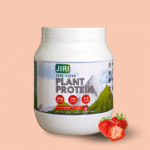 Jiri Nutrition Zero Sugar Plant Protein 1kg, Strawberry Flavor