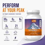 Jiri Nutrition Synergy Protein + Creatine 1kg, Chocolate Flavor - Image 2