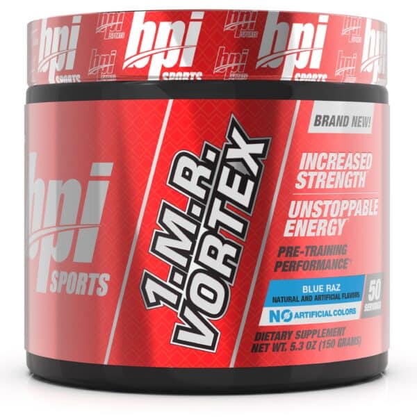 BPI Sports 1.M.R Vortex Energy Support Preworkout 150g, Blue Rasberry - Image 1