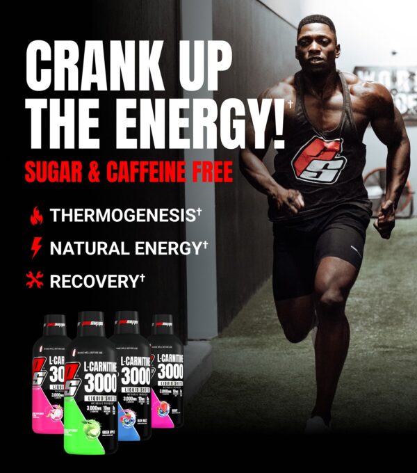 ProSupps L-Carnitine 3000mg Liquid Green Apple - Image 2