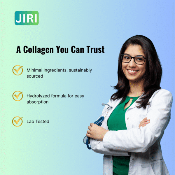 Jiri Nutrition Hydrolyzed Marine Collagen, Tropical Mango, 250g - Image 6
