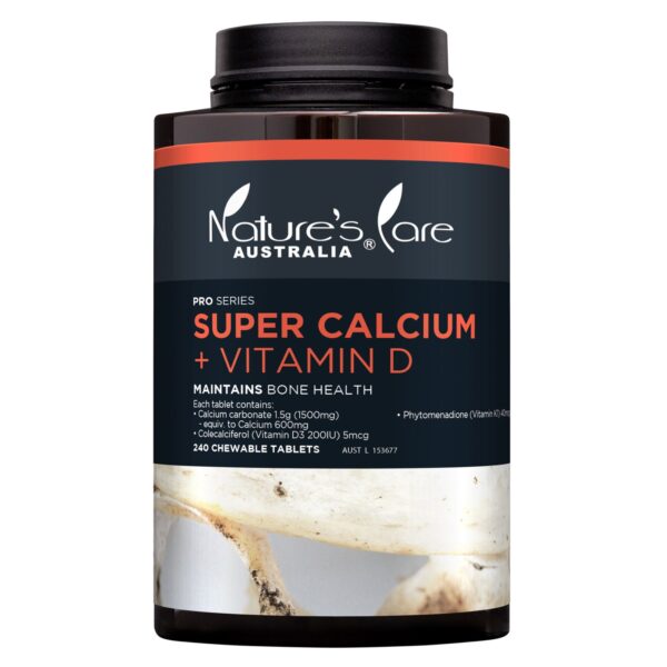 Nature's Care Pro Super Calcium + Vitamin , 240 tabs - Image 1