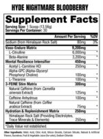 ProSupps Hyde Nightmare V2 Pre-workout Blood Berry - Image 4