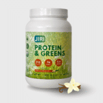 Jiri Nutrition Protein and Greens 1kg, Vanilla Flavor