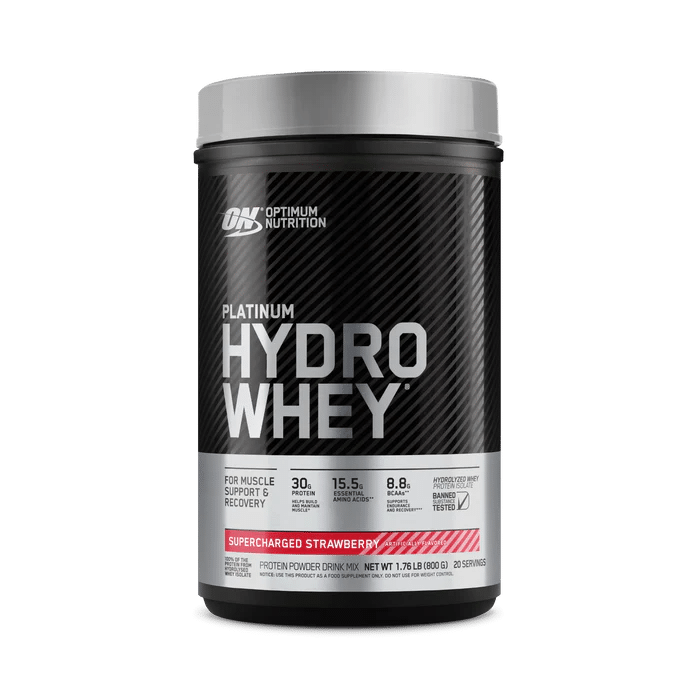 on-1113318_Image_01 Optimum Nutrition Platinum Hydrowhey Protein Powder, 100% Hydrolyzed Whey Isolate Powder, Flavor: Velocity Vanilla, 3.5 lbs - Image 1