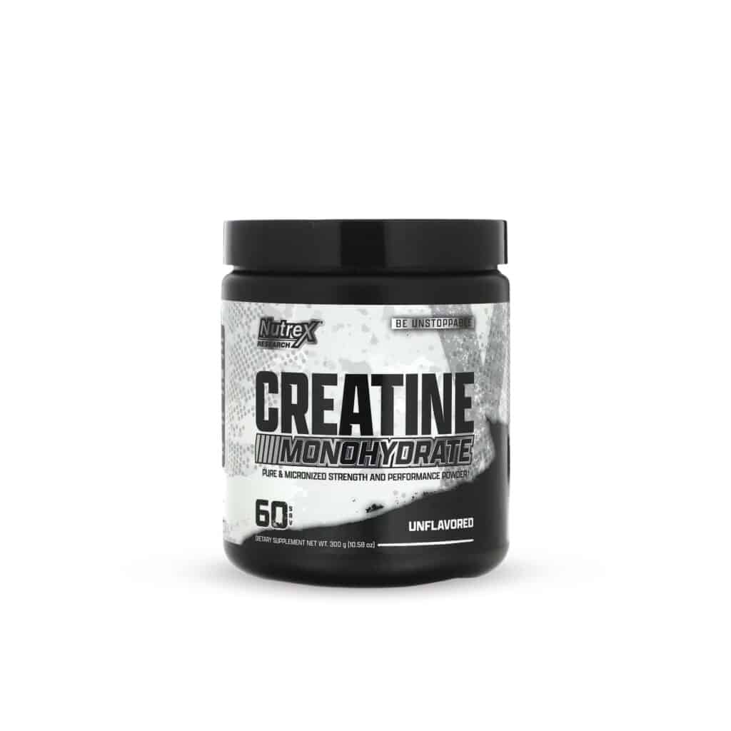 Nutrex Research Creatine Monohydrate micronized powder 300g unflavored supplement