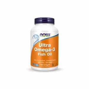 NOW Foods Omega-3 Fish Oil 1000 mg molecularly distilled 200 softgels bottle