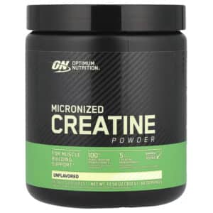Optimum Nutrition Micronized Creatine Monohydrate Powder, Unflavored,300 Grams