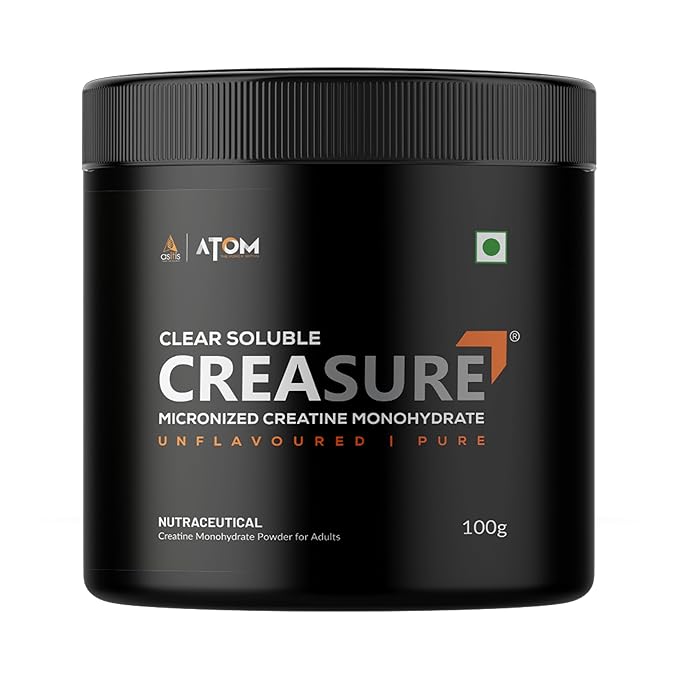 71TC-E9u3iL._SX679_ ASITIS ATOM Creasure Creatine (100g) - Image 1