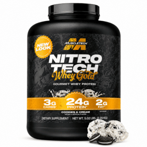 MuscleTech Nitro-Tech 100% Whey Gold 5lb – Cookies & Cream