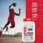 GNC Whey Protein Vanilla Cream 2lb - Pro Performance - Image 3